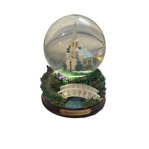 Vintage Thomas Kinkade Hometown Chapel
Musical Snow Globe 2004